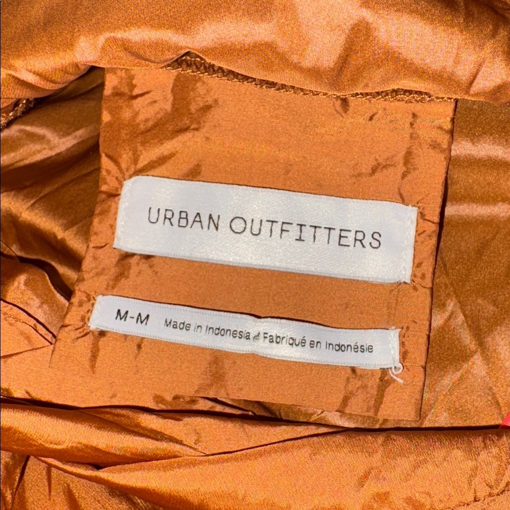 Urban Outfitters Black and Brown Colorblock Pullover Jacket SZ MED - Picture 6 of 6